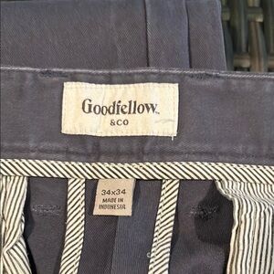 Goodfellow & Co Navy and White Striped Pants